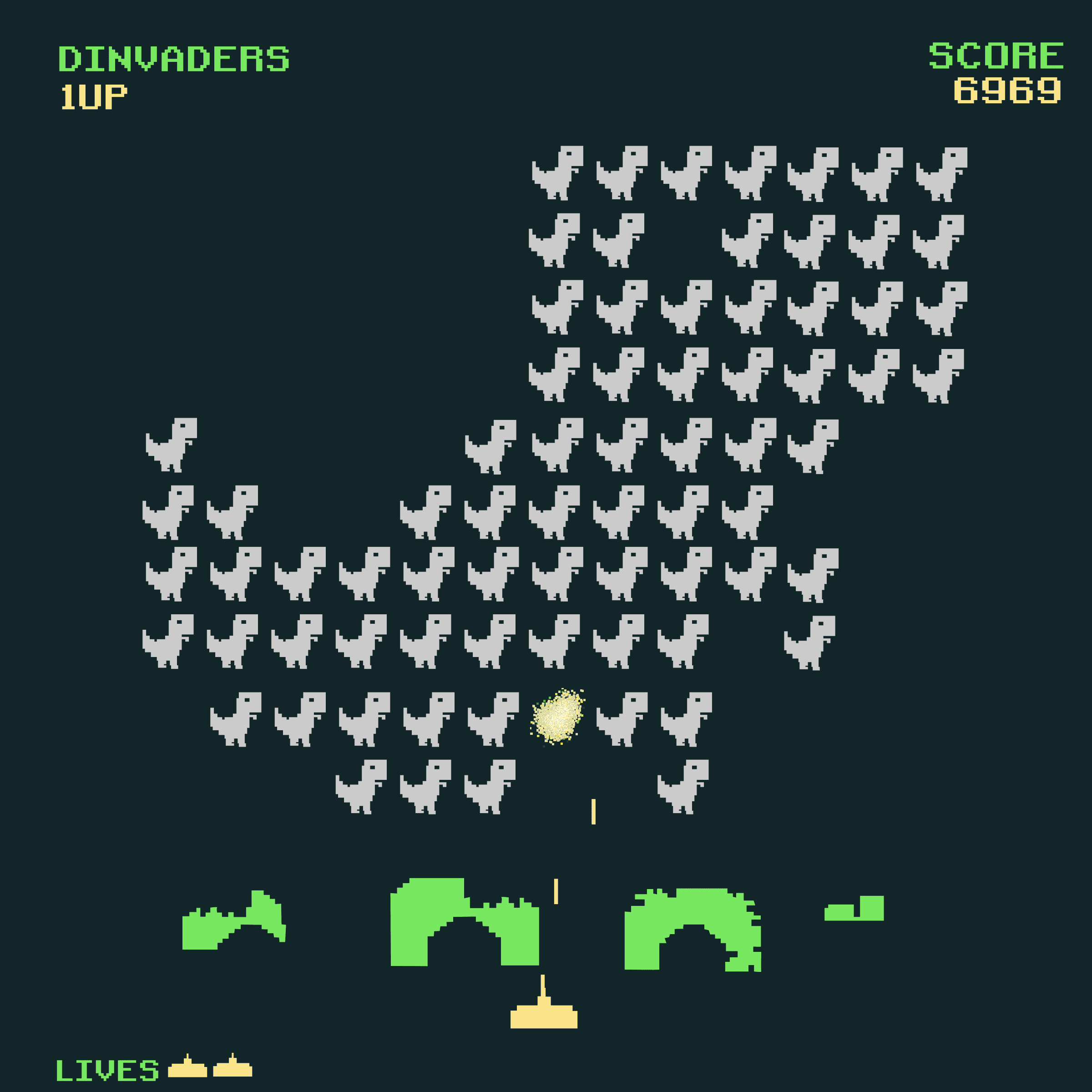 Dino video game